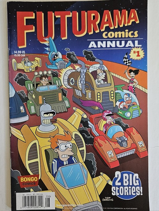 Bogo Comics Other - Futurama Comic (Rare), Matt Groening, 2018, 2 Stories, Issue 1, ISSN #1531-6203